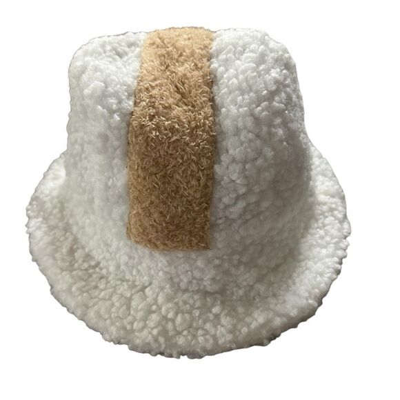 Unbranded ~ Avatar Air bender Bucket Hat ~ faux shearling w/ black lining - Picture 5 of 6